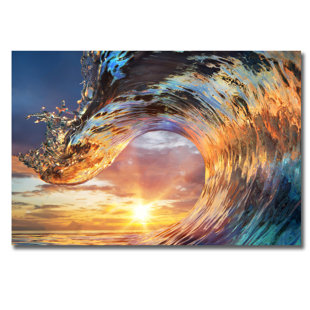 DECORUMBY Sea Crest Sunset - Photograph Print