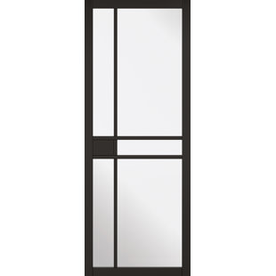 LPD DOORS Greenwich Glazed Black Internal Door