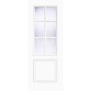 LPD DOORS Berlin Glazed Prefinished White Internal Door