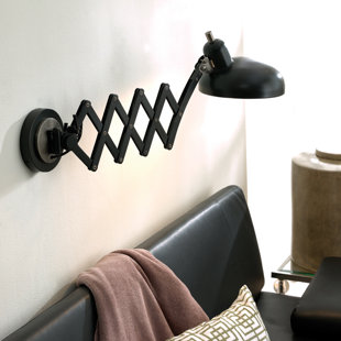 ROBERT ABBEY Bruno Bronze Plug-in Swing Arm Sconce