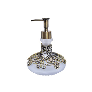 DECOZEN Glass Soap Dispenser 12.5 Oz