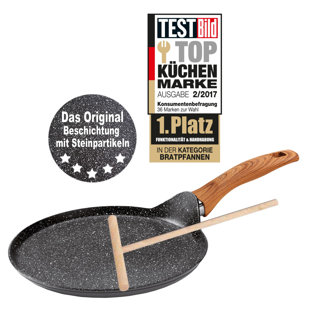 BELLA CUCINA 25 cm Antihaft-Crêpe-Pfanne Back to Nature