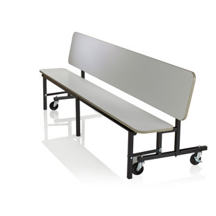 KI FURNITURE Uniframe Convertible Bench 96" x 22" Rectangular Cafeteria Table