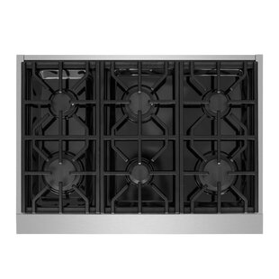 NXR Professional Ranges 36" Stainless Steel Gas 6 Burner Cooktop