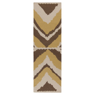 BETH LACEFIELD FOR SURYA Alameda Geometric Handwoven Ivory/Brown/Beige Area Rug