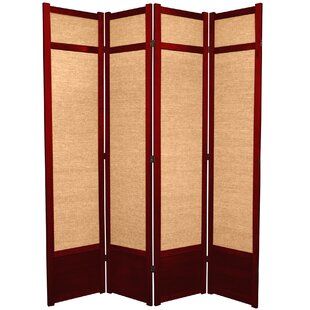 WORLD MENAGERIE Clarke 83.5'' H Solid Wood Folding Room Divider