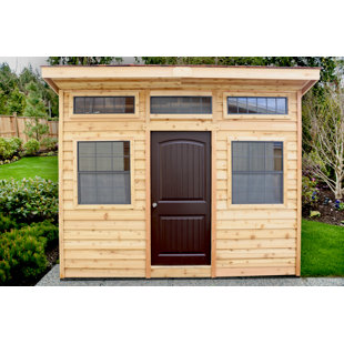 OUTDOOR LIVING TODAY 12 ft. W x 8 ft. D Cedar Wood Studio Garden Shed