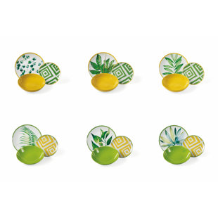 Villa D'Este Home Botanique Dinnerware - Set of 18