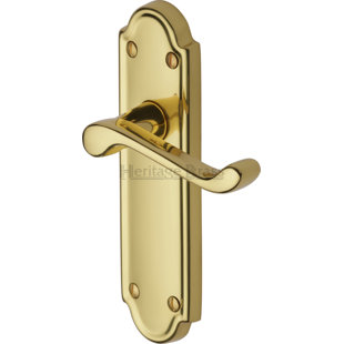 HERITAGE BRASS Meridian Door Handle (Set of 2)