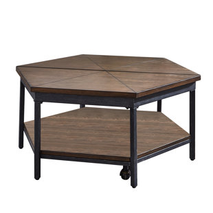 WILLISTON FORGE Peebles Lift Top Coffee Table with Storage and Casters
