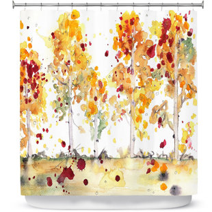 EAST URBAN HOME Floral Shower Curtain