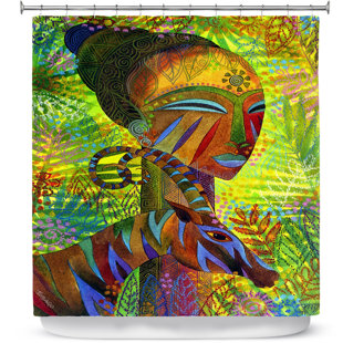 EAST URBAN HOME African Queens Single Shower Curtain