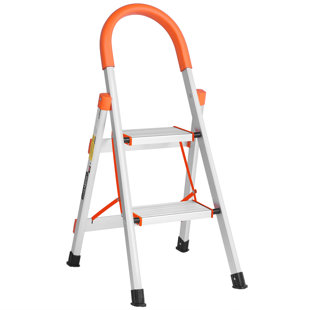 WFX UTILITY™ Detroit 2.76 ft Aluminum Step Ladder with 300 lb. Load Capacity