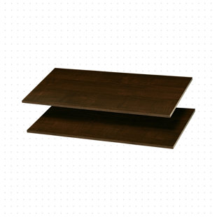 DOTTED LINE™ Grid Manufactured Wood Shelving (Set of 2)