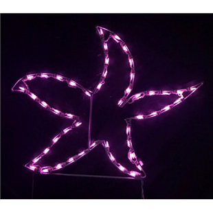 LORI'S LIGHTED D'LITES Starfish Outline Nautical Holiday Lighted Display