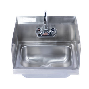 RESTAURANT SUPPLY DEPOT 17" L x 15" W Wall Mount Handwash Station with Faucet