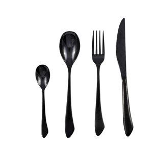 Aulica 24 Piece Stainless Steel Cutlery Set , Service for 6