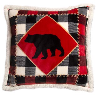 CARSTENS INC. Plaid Polyester Throw Pillow