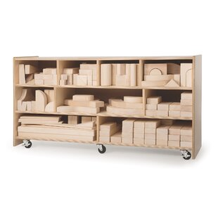 WHITNEY BROTHERS® 9 Compartment Manufactured Wood Shelving Unit