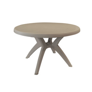 GROSFILLEX EXPERT Grosfillex Ibiza Resin 46" Round Pedestal Table