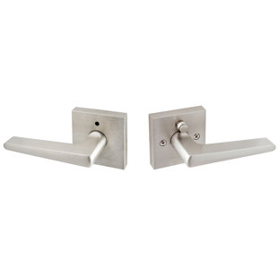 SURE-LOC HARDWARE Basel Ridgecrest Modern Privacy Door Lever with 28 Degree Turn Radius