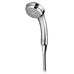 KINGMORE Full/Standard Handheld Shower Head 2.5 GPM GPM with Aerating
