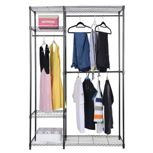 REBRILLIANT Riggle 47'' Metal Clothes Rack
