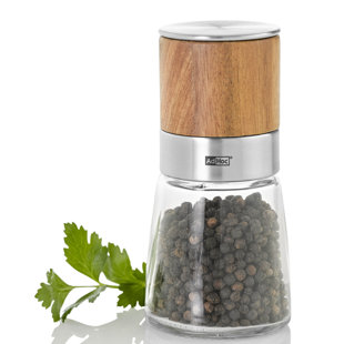 AdHoc AKASIA Wood Acacia Mill Salt or Pepper Grinder