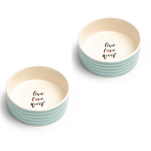 PARK LIFE DESIGNS Sagres Pet Bowl (Set of 2)