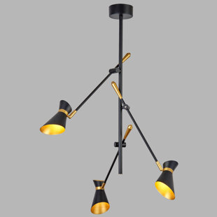 GEORGE OLIVER Colin 3-Light Cluster Chandelier