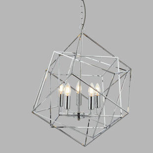 AUGUST GROVE Corrie 5-Light Geometric Chandelier