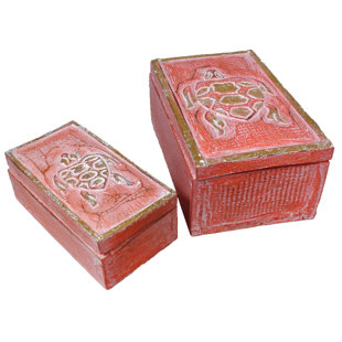 STONEAGE ARTS GLOBAL Solid Wood Decorative Box