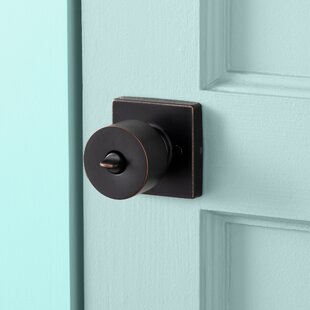 SURE-LOC HARDWARE Bergen Keyed Entry Door Knob with Square Rosette