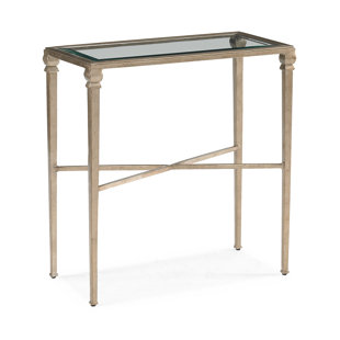 SHERRILL OCCASIONAL Diego Glass Top End Table