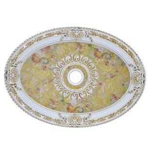 ARTISTRY LIGHTING Floral Oval Ceiling Medallion