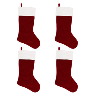 THREE POSTS™ Hangright 4 Deluxe Christmas Stocking (Set of 4)