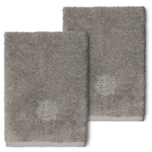 LINUM HOME TEXTILES ALYSSA Turkish Cotton Washcloth (Set of 2)