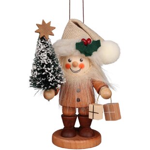 CHRISTIAN ULBRICHT Wood Hanging Figurine Ornament