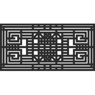 CORE LANDSCAPE PRODUCTS Meereen Decorative Privacy Screen PVC 3' x 6'