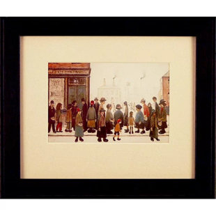 EAST URBAN HOME Scenes I by L. S. Lowry - Single Picture Frame Print on Canvas