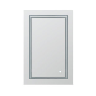 AQUADOM Soho Bathroom LED Wall-Mount Mirror with Dimmer, Defogger, Touch Control, Backlit and Front-Lit