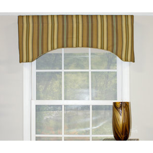 RLF HOME Daria Stripe Arch Valance