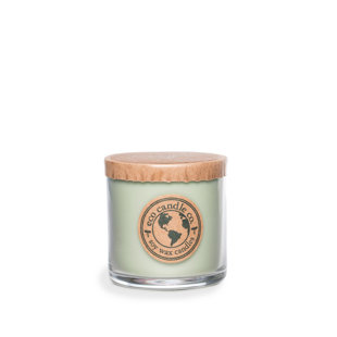 ECO CANDLE CO Scented Jar Candle with Glass Holder