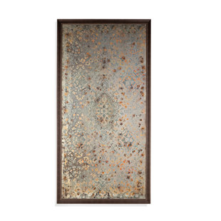 LANGLEY STREET® Harger Solid Wood Flat Floor Mirror