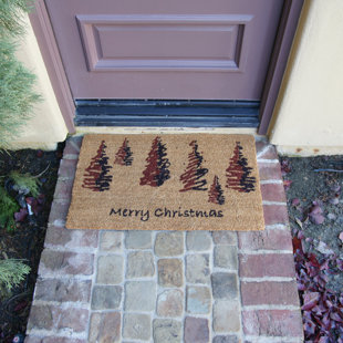 RUBBER-CAL, INC. Non-Slip Christmas Outdoor Doormat