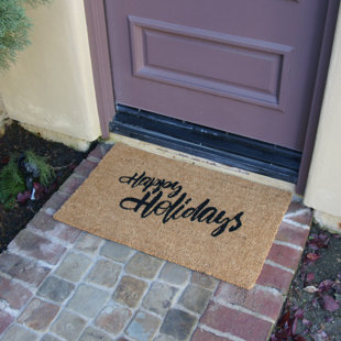 RUBBER-CAL, INC. Non-Slip Christmas Outdoor Doormat