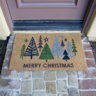 RUBBER-CAL, INC. Non-Slip Christmas Outdoor Doormat