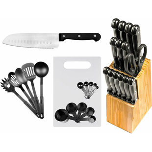 IMPERIAL HOME Lexi Home 29 Piece Knife Block Set