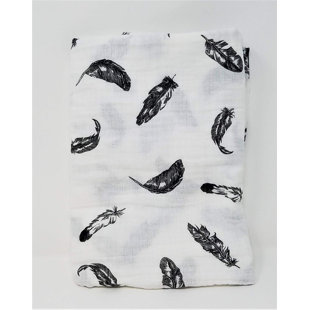 DECOR UR SPACE Black Muslin Swaddle