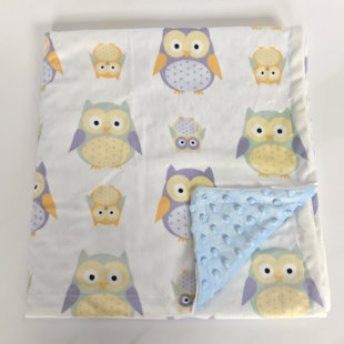 DECOR UR SPACE Blue Fleece Baby Blanket